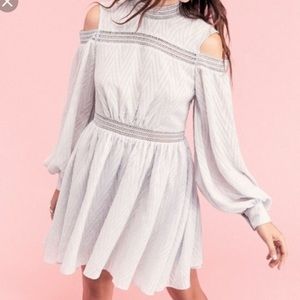 NWOT Free People x Acler cold shoulder dress